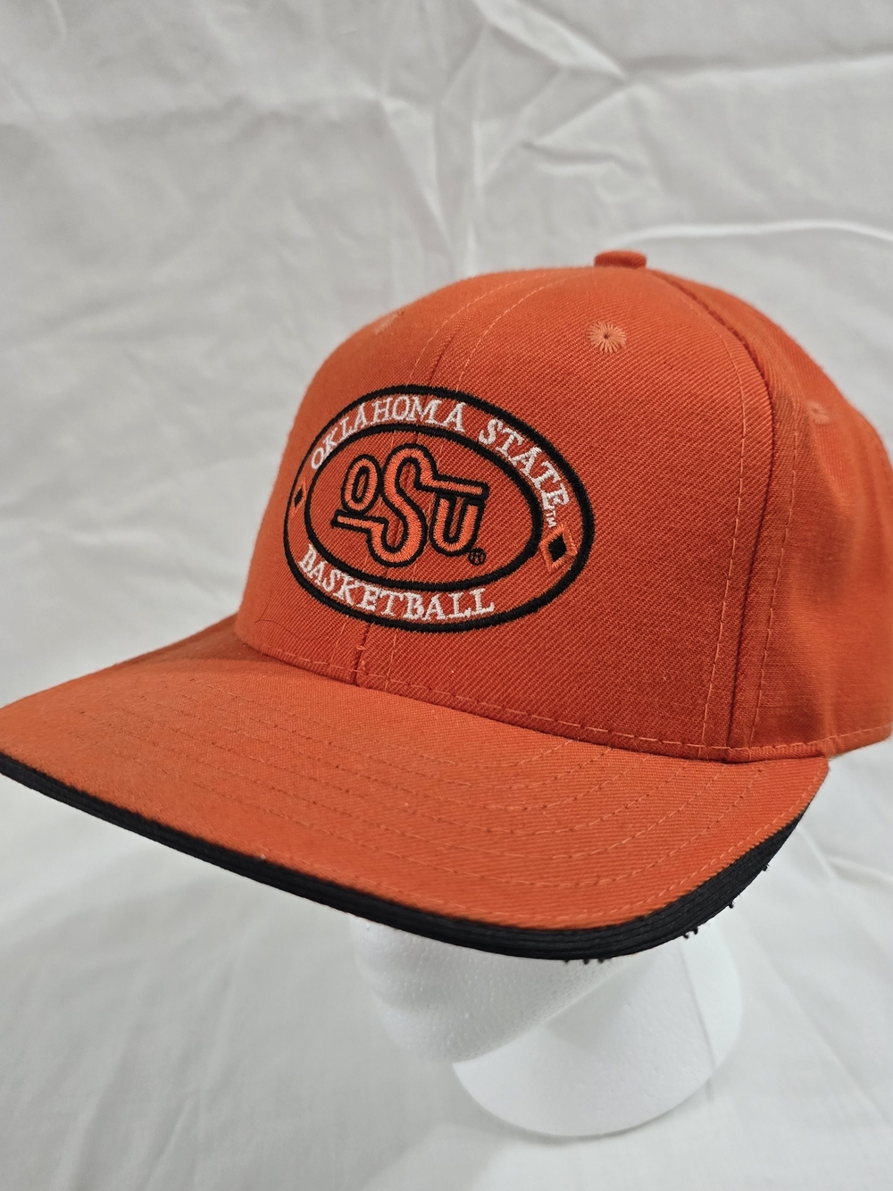 ​Vintage 90s Oklahoma State Cowboys Basketball Snapback Hat Made in USA OSU Cap